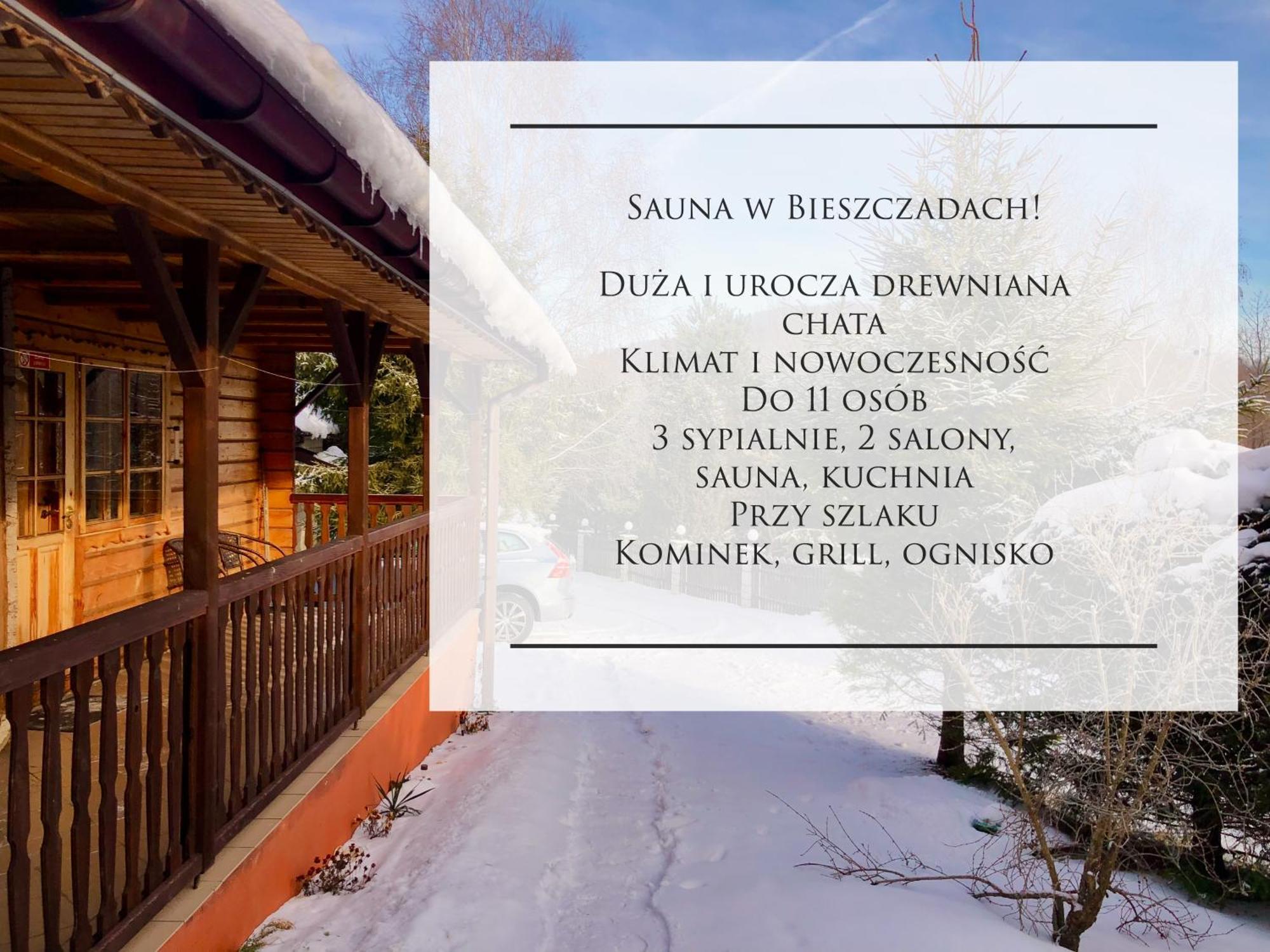 Urocza Chata Z Sauna W Bieszczadzkim Parku Krajobrazowym Буковець Екстер'єр фото